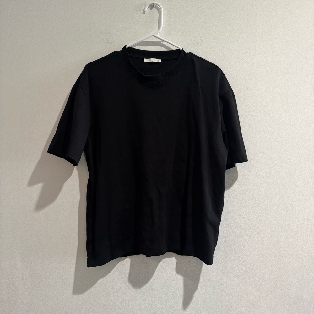 Zara Men's Black Short Sleeve Shirt